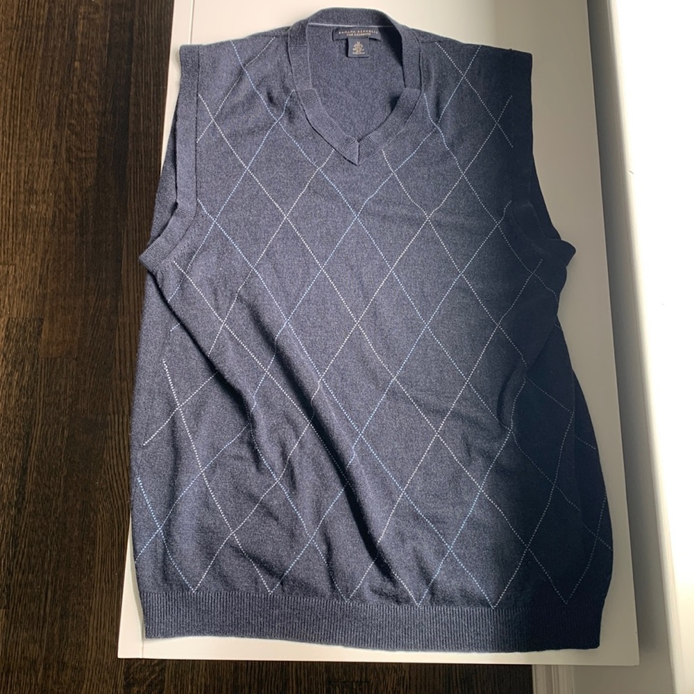 Banana republic vintage argyle sweater vest